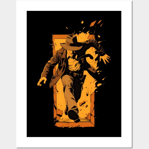 Daring Escape - Raider Adventure-  Indy Wall Art by Fenay-Designs